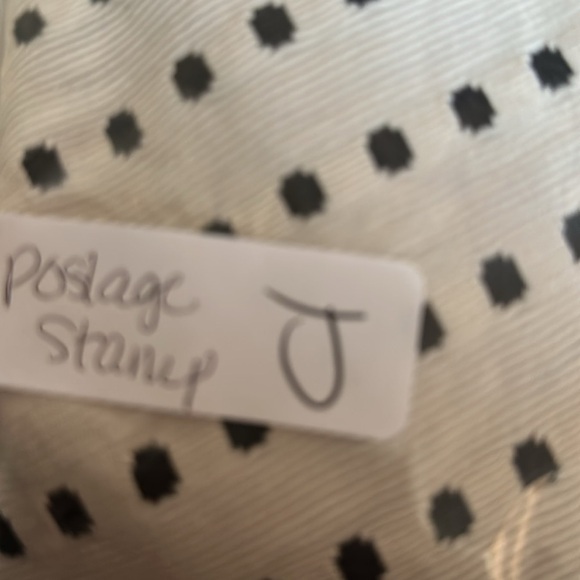 ANTHROPOLOGY Postage stamp white-black polka dot flowy woman swing summer tank M - Picture 11 of 11